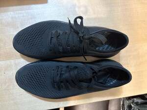 Crocs LiteRide Pacer Black Lace-Up Sneakers